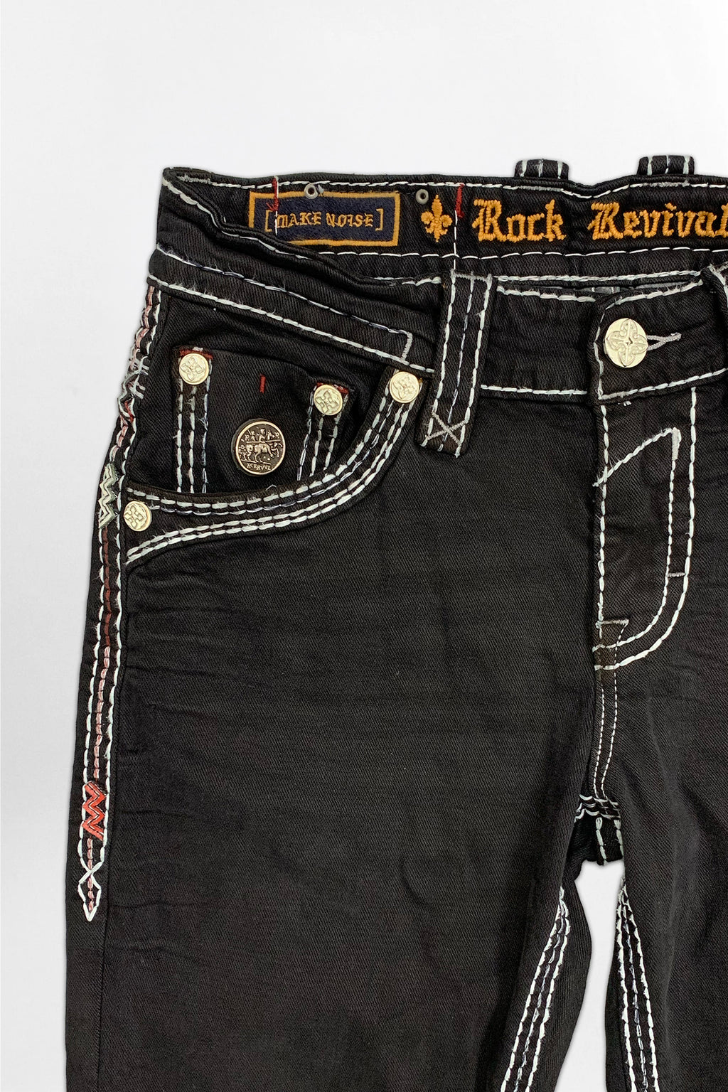 Matteo Bootcut Jeans in Black Overdye