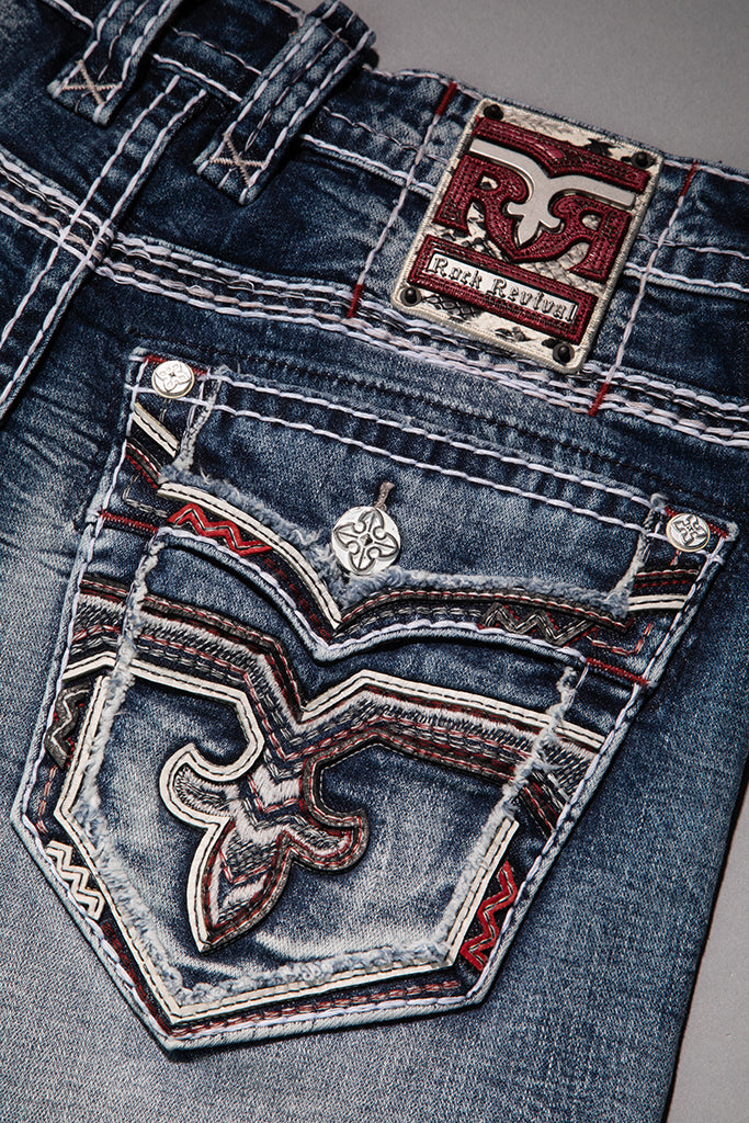Jean Rock Revival Taille 26x32 - Coupe Botte Femme - Neuf Avec étiquette