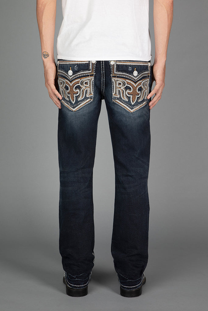 Edgar Straight Jeans | Dark Wash | Rock Revival