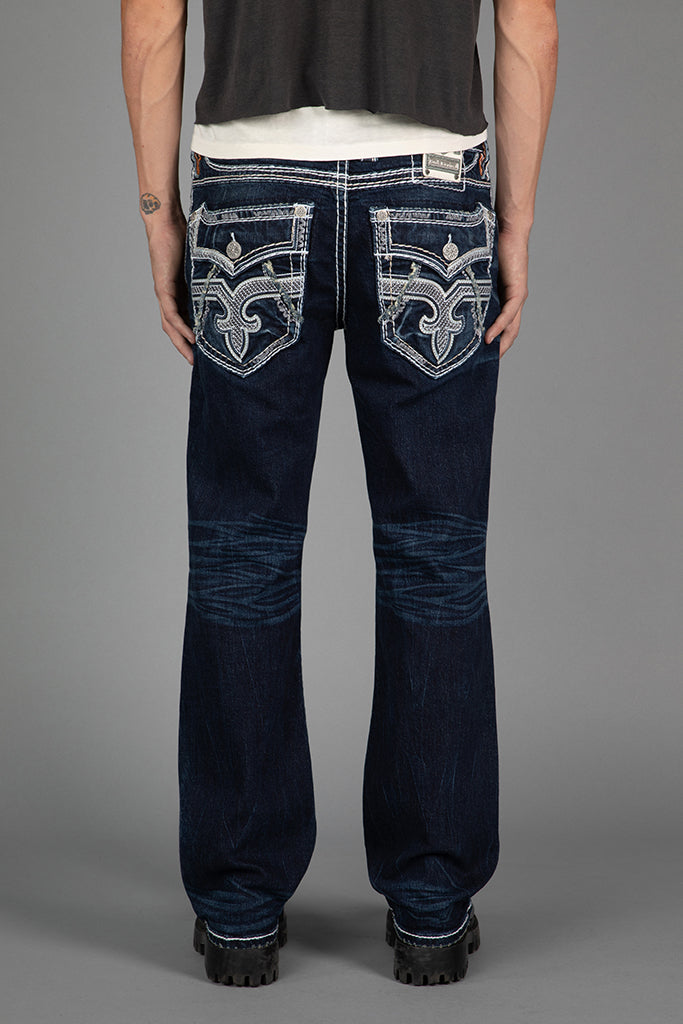 Alvin Bootcut Jeans Dark Wash Rock Revival1