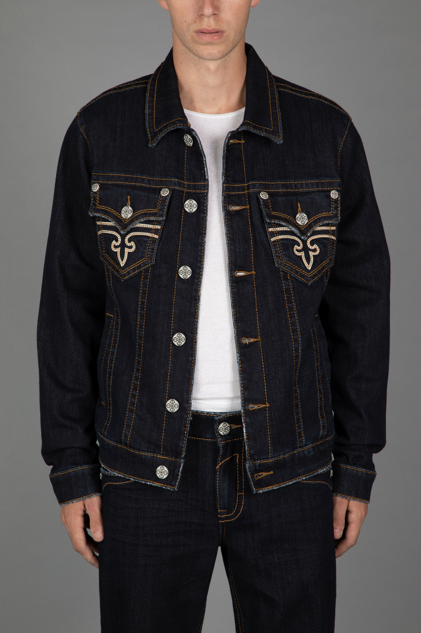 Trucker Jacket Rock Revival Jeans Jacket Luciano Jacket Rock