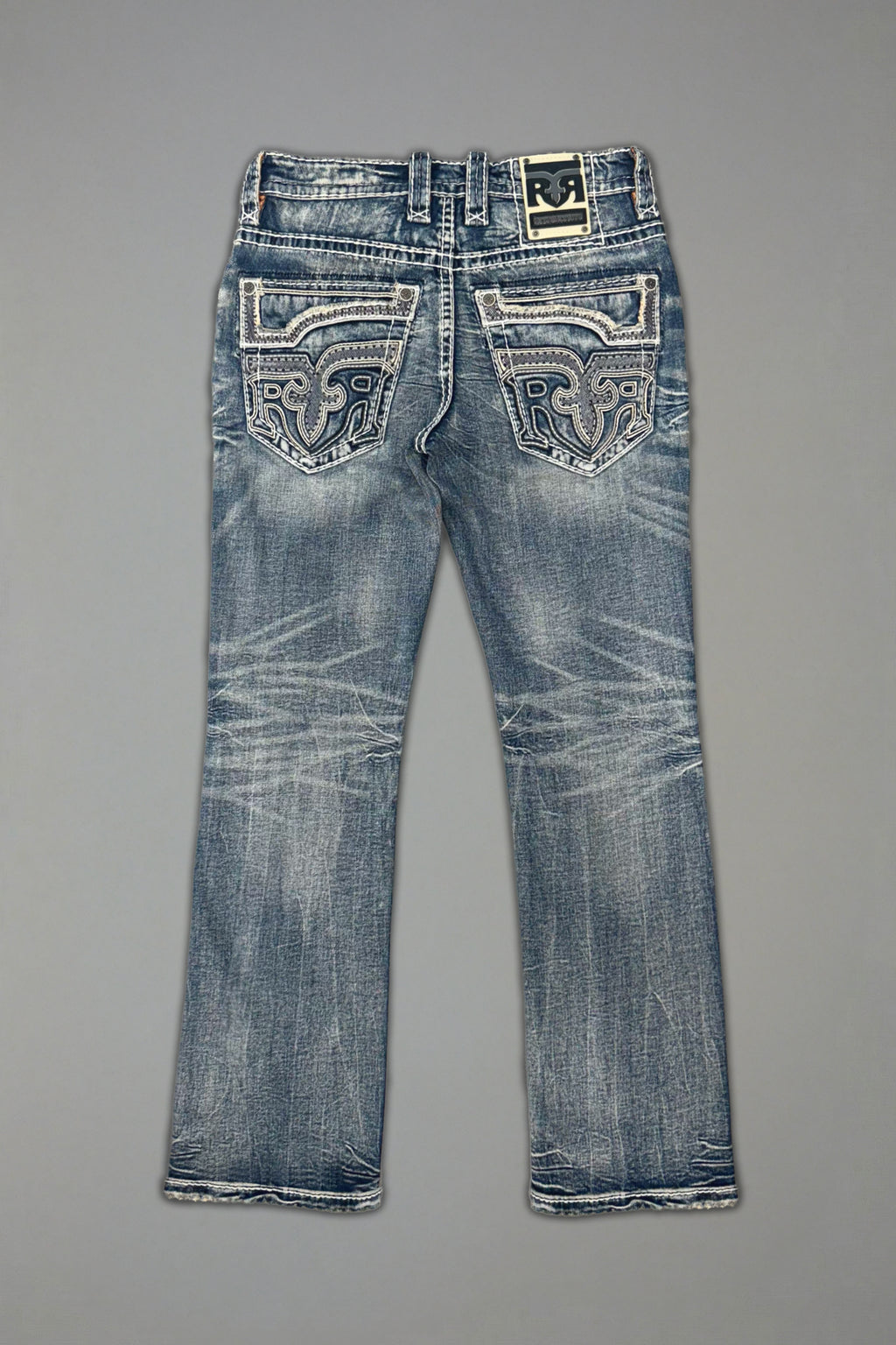 Xander Bootcut Jeans in Medium Blue - Rock Revival®