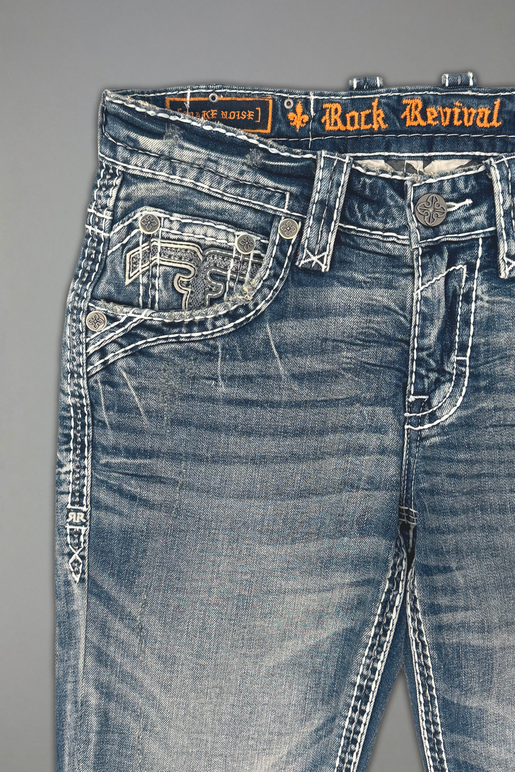 Xander Bootcut Jeans in Medium Blue - Rock Revival®
