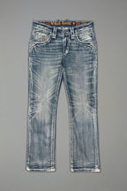 Xander Bootcut Jeans in Medium Blue - Rock Revival®