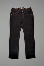 Clark Relaxed Straight in Black/Red