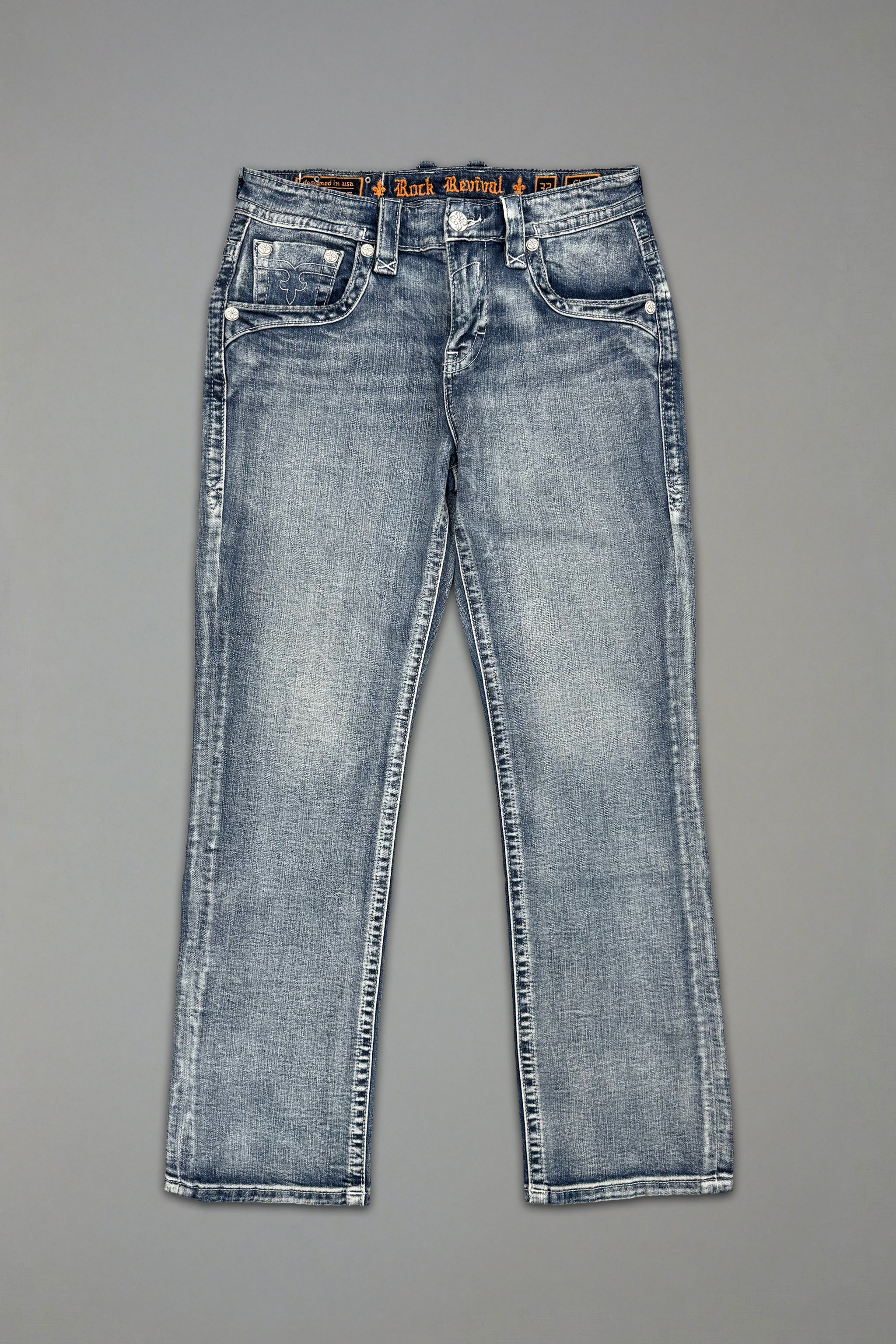 Clark Relaxed Straight in Light Wash