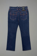 Clark Relaxed Straight in Dark/Red