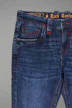 Clark Relaxed Straight in Dark/Red