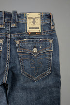 Clark Relaxed Straight in Medium Wash