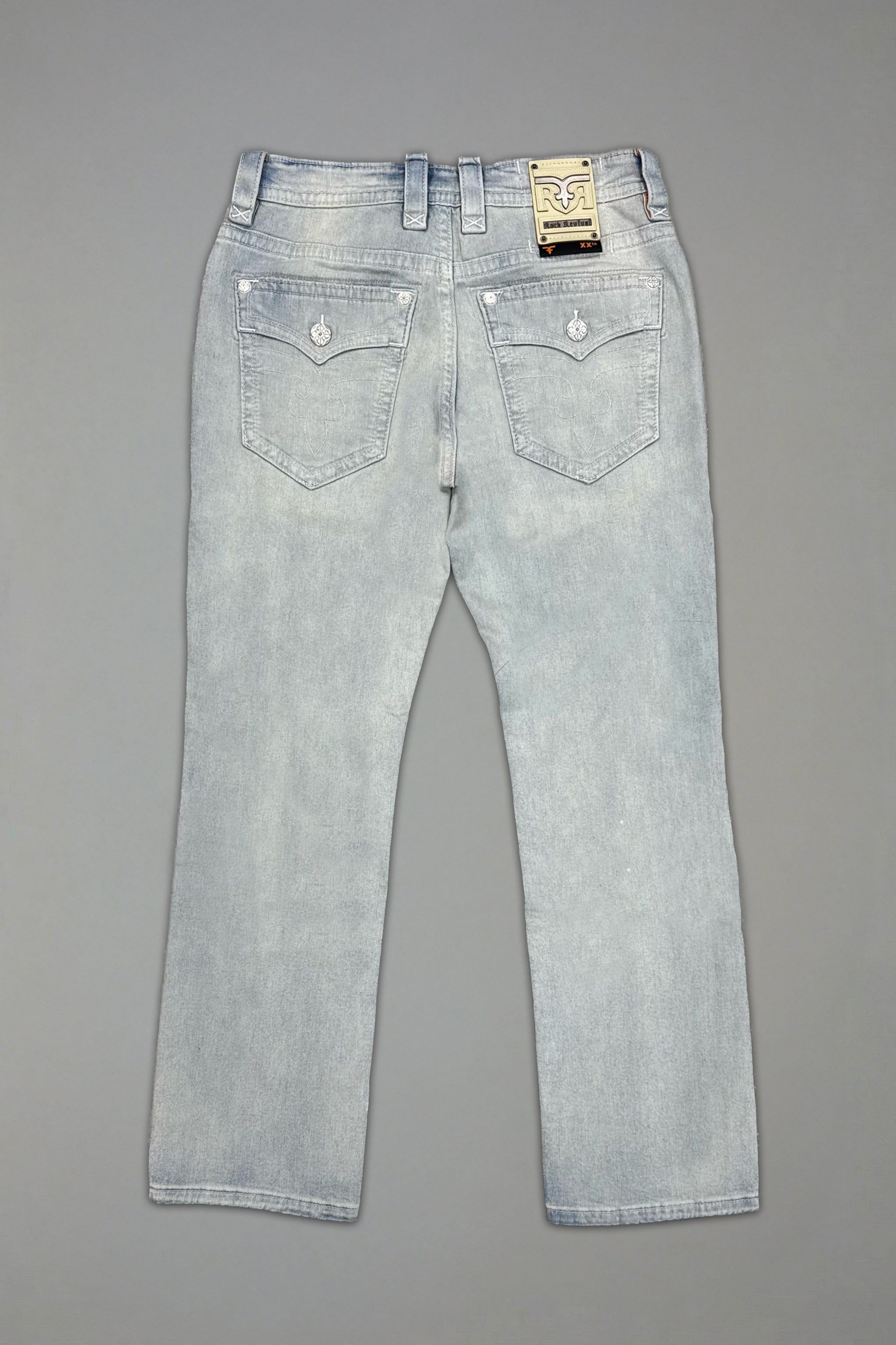 Clark Relaxed Straight in Super Light Wash