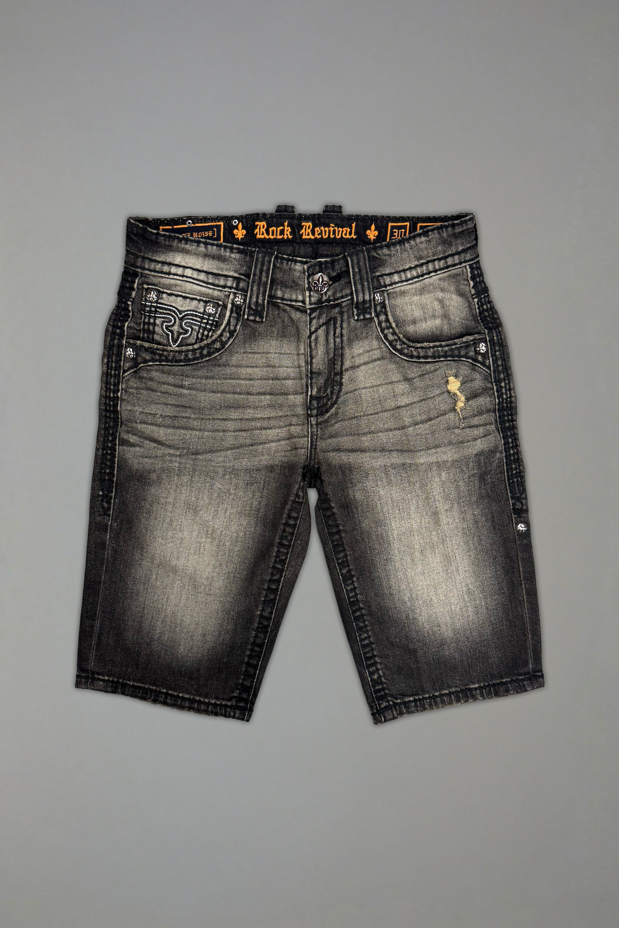 Adan (H201) Denim Shorts (4/30/26-+INV) - Rock Revival®