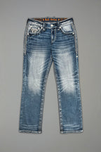 Milo Straight Jeans in Medium Blue