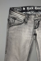 Gwen Super Low-Rise Bootcut in Gray (4/30/26-DESC+IMG) - Rock Revival®