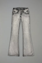 Gwen Super Low-Rise Bootcut in Gray (4/30/26-DESC+IMG) - Rock Revival®