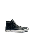 Roadie Hi-Top Sneakers in Black - Rock Revival®