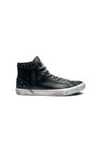 Roadie Hi-Top Sneakers in Black - Rock Revival®