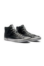 Roadie Hi-Top Sneakers in Black - Rock Revival®