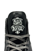 Roadie Hi-Top Sneakers in Black - Rock Revival®