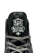 Roadie Hi-Top Sneakers in Black - Rock Revival®