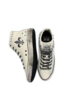 Roadie Hi-Top Sneakers in White - Rock Revival®
