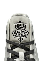 Roadie Hi-Top Sneakers in White - Rock Revival®