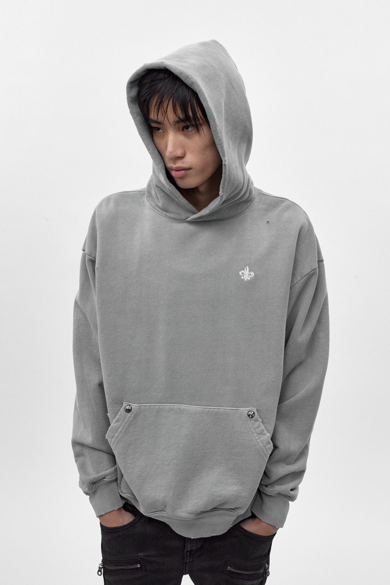 Rock Essential Hoodie in Gray - Rock Revival®