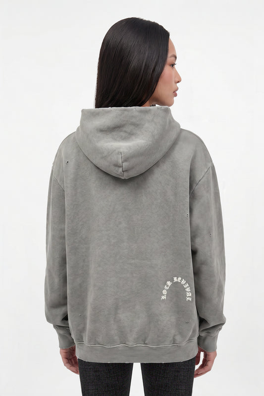 Rock Essential Hoodie in Gray (W) - Rock Revival®