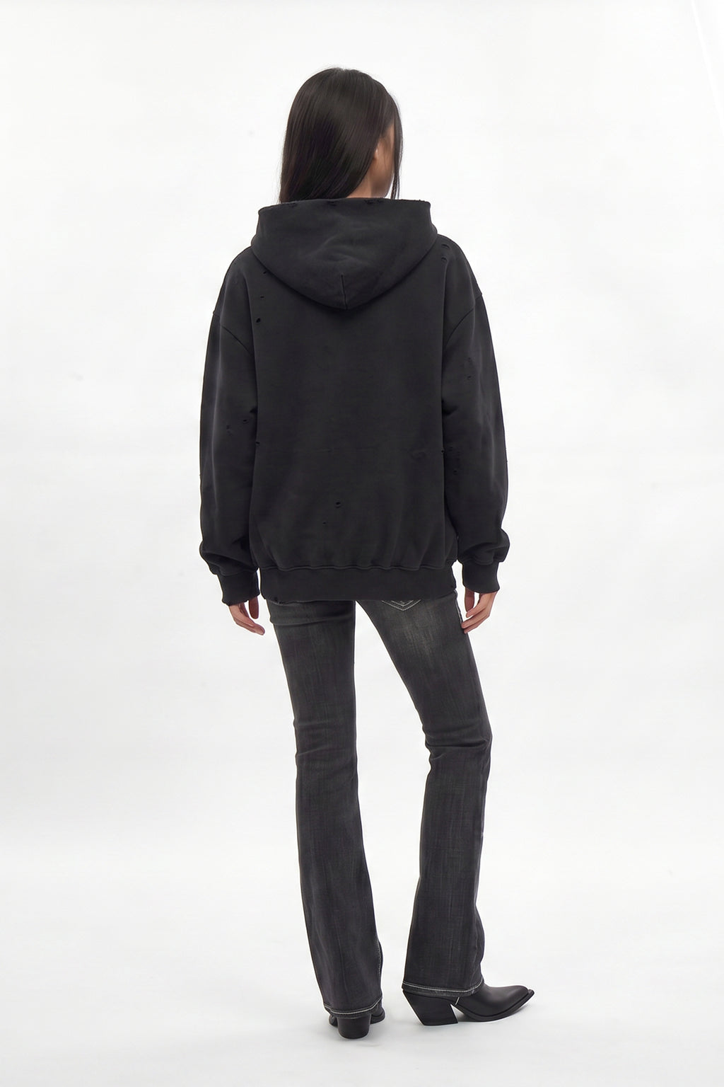 Iron Relic Hoodie in Black (Women's Version) - Rock Revival®