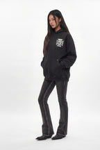 Iron Relic Hoodie in Black (Women's Version) - Rock Revival®