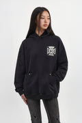 Iron Relic Hoodie in Black (Women's Version) - Rock Revival®