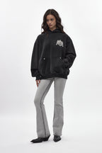 (RRH10217W) Mayhem Hoodie in Black (Women's Version) - Rock Revival®