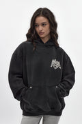 (RRH10217W) Mayhem Hoodie in Black (Women's Version) - Rock Revival®