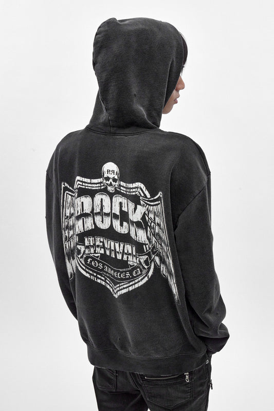 (RRH10217) Mayhem Hoodie in Black (5/30/26-DESC+IMG+MSRP) - Rock Revival®