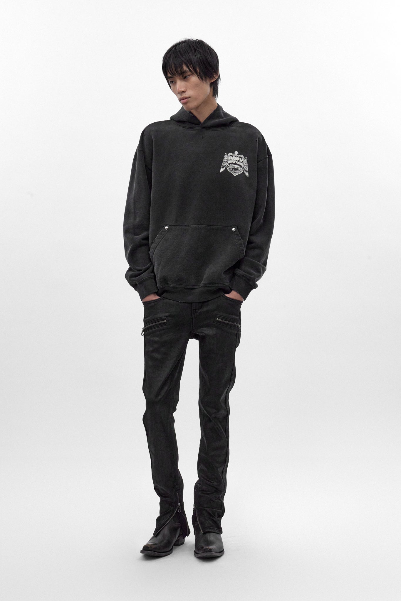 (RRH10217) Mayhem Hoodie in Black (5/30/26-DESC+IMG+MSRP) - Rock Revival®