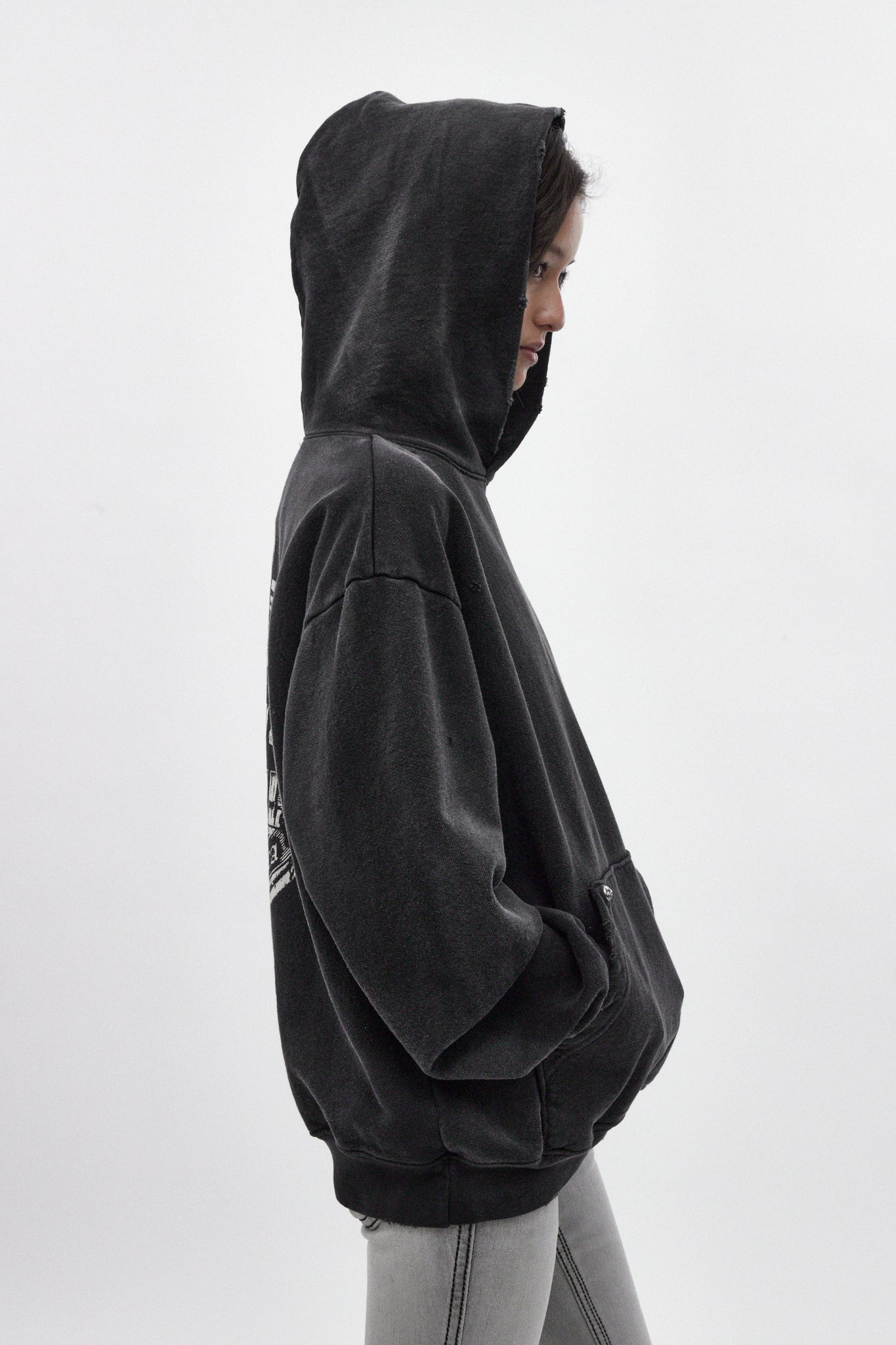 (RRH10217W) Mayhem Hoodie in Black (Women's Version) - Rock Revival®