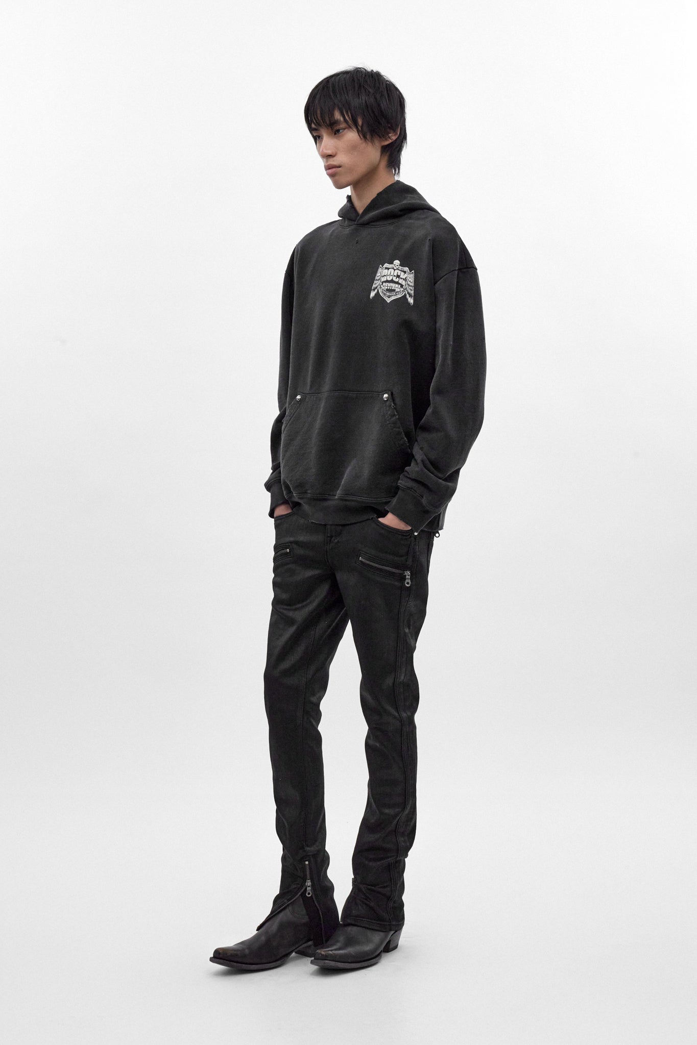 (RRH10217) Mayhem Hoodie in Black (5/30/26-DESC+IMG+MSRP) - Rock Revival®