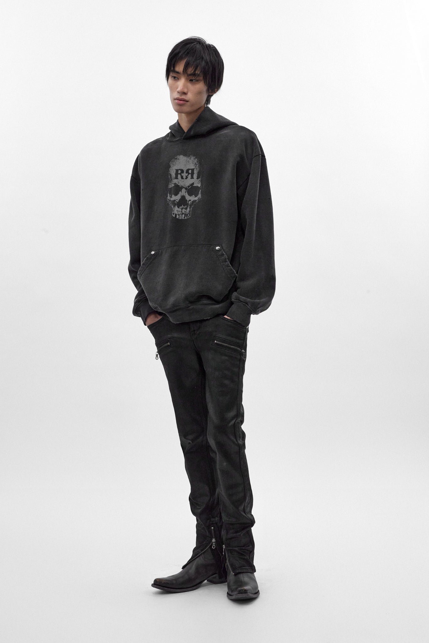 (RRH10218) Graveyard Hoodie in Black (5/30/26-DESC+IMG+MSRP) - Rock Revival®