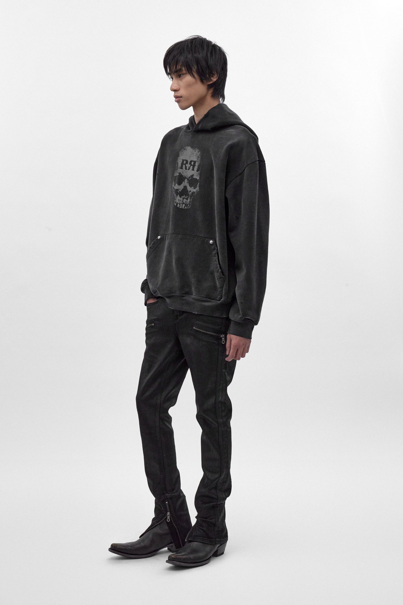 (RRH10218) Graveyard Hoodie in Black (5/30/26-DESC+IMG+MSRP) - Rock Revival®