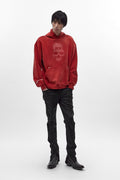 (RRH10218) Graveyard Hoodie in Red (5/30/26-DESC+IMG+MSRP) - Rock Revival®