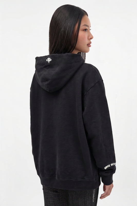 Graveyard Hoodie in Black (W) - Rock Revival®