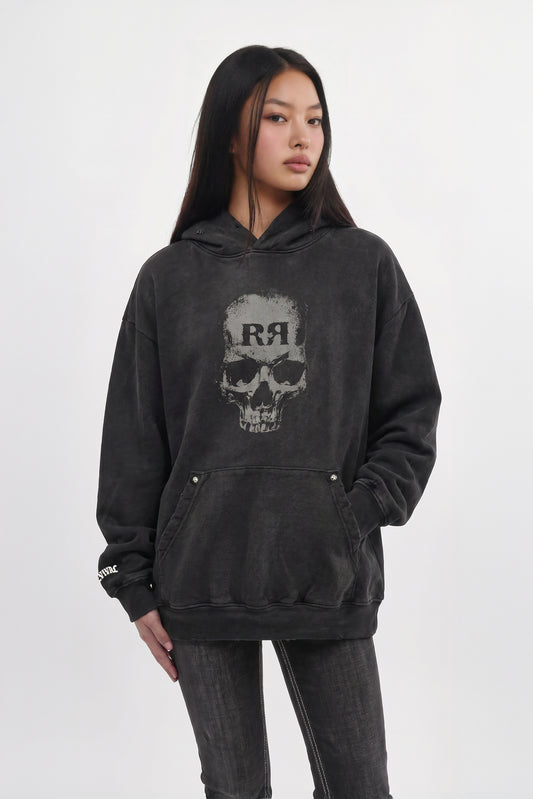 Graveyard Hoodie in Black (W) - Rock Revival®