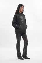 Graveyard Hoodie in Black (W) - Rock Revival®