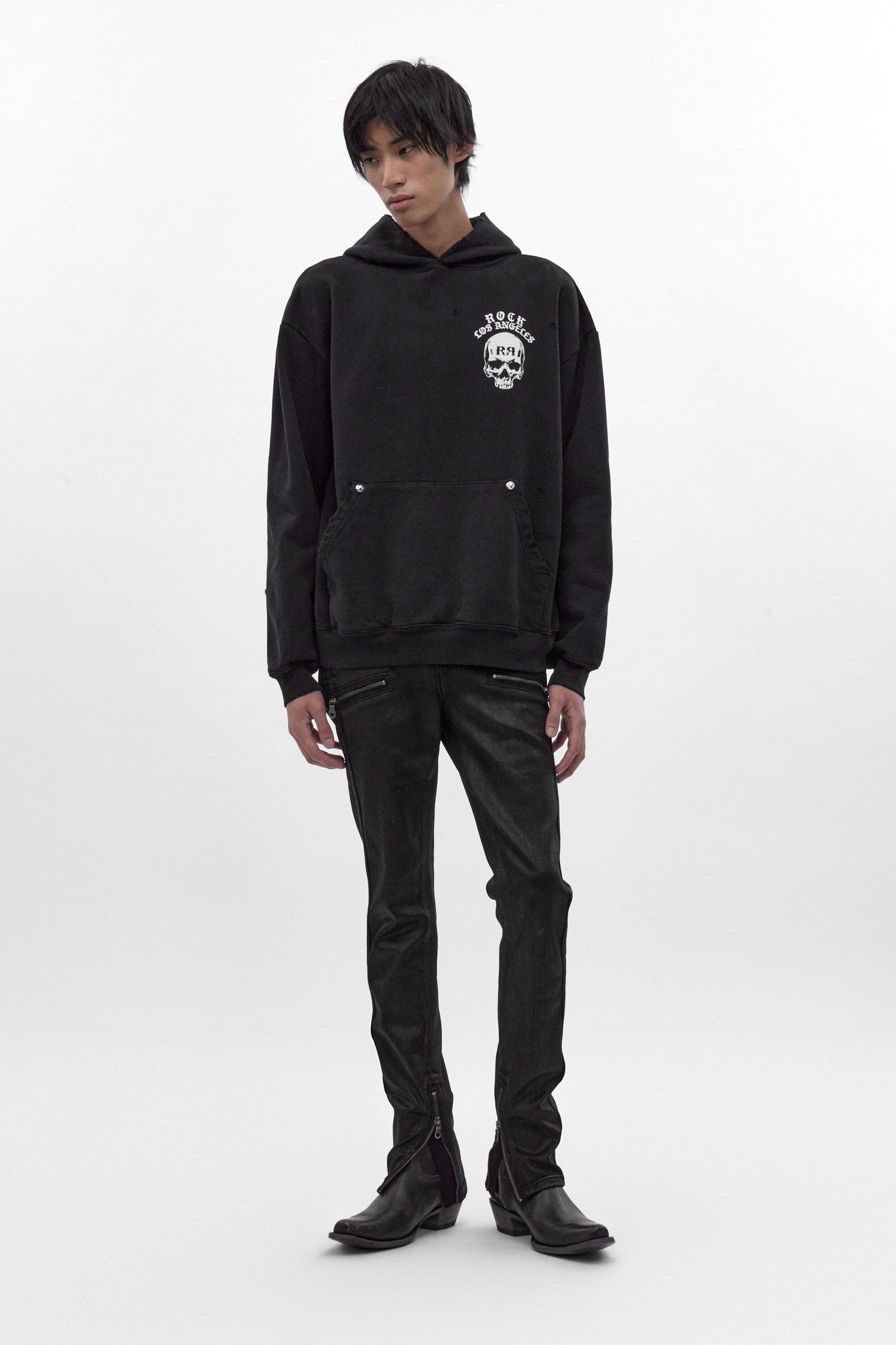 (RRH10219) Grim Hoodie in Black (5/30/26-DESC+IMG+MSRP) - Rock Revival®