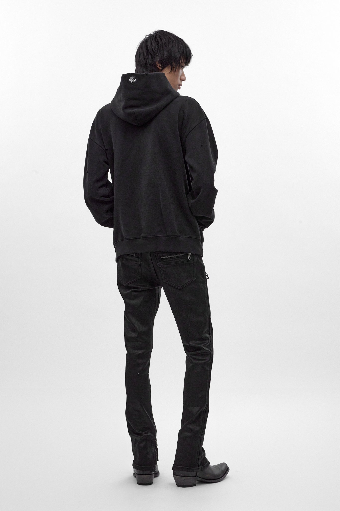 (RRH10219) Grim Hoodie in Black (5/30/26-DESC+IMG+MSRP) - Rock Revival®