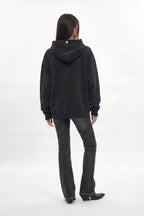 Grim Hoodie in Black (W) - Rock Revival®