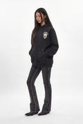 Grim Hoodie in Black (W) - Rock Revival®