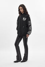 RRH10220W BLACK - Fin Hoodie in Black (Women's Version) - Rock Revival®