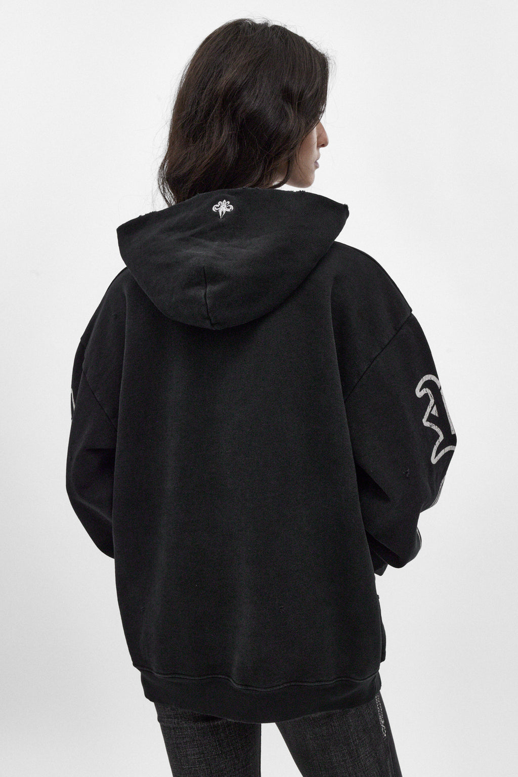 RRH10220W BLACK - Fin Hoodie in Black (Women's Version) - Rock Revival®