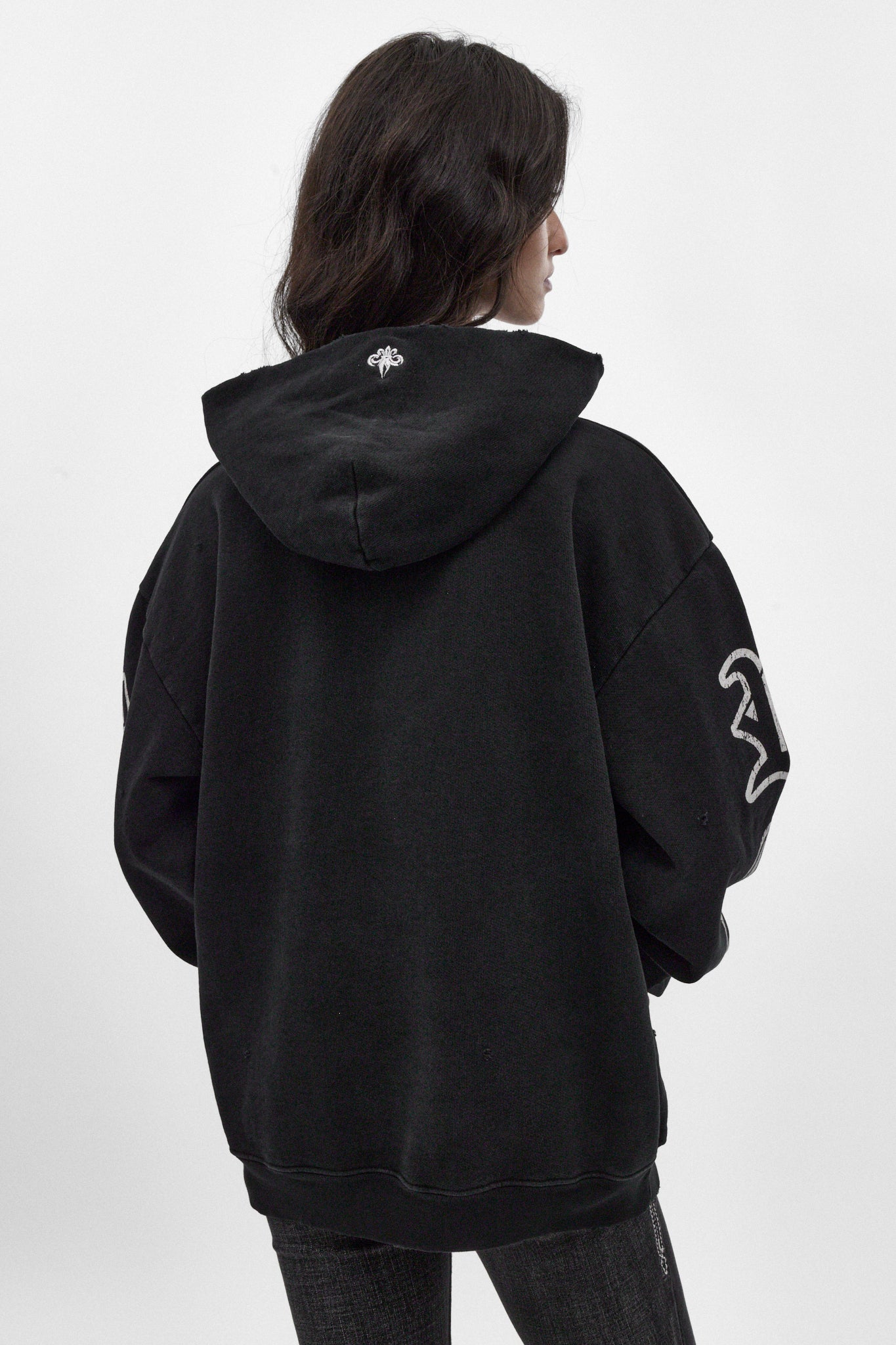 RRH10220W BLACK - Fin Hoodie in Black (Women's Version) - Rock Revival®