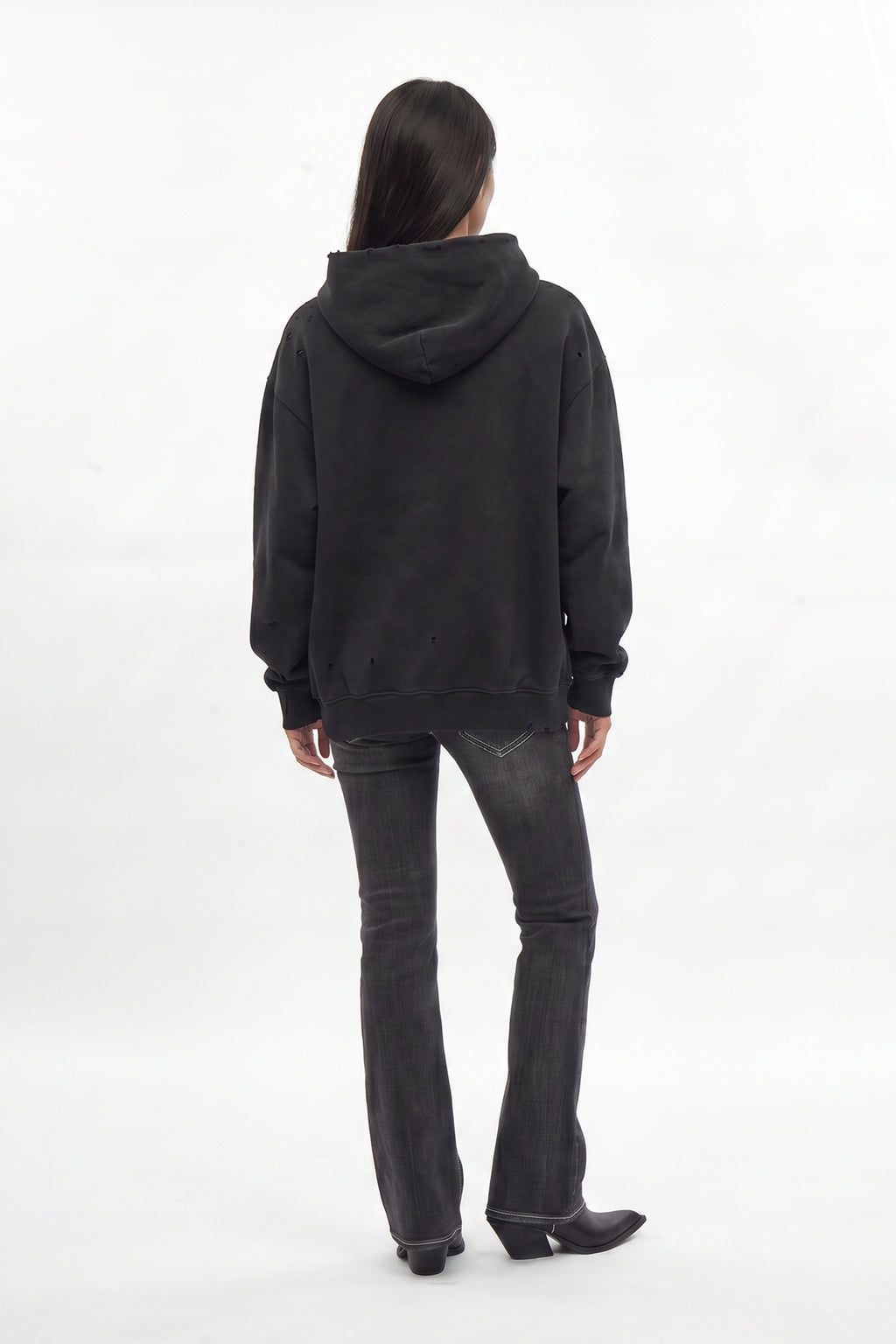RRH10221W BLACK - Hoodie in Black (Women's Version) - Rock Revival®